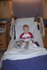 Greyson in Mommy's bed (103kb)