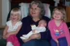 Megan, Grandma Bette, Greyson and Kristen (102kb)