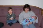 Cousin Tom, Aunt Deanna and Greyson (118kb)