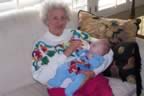 Great-Grandma Wilma and Greyson (116kb)